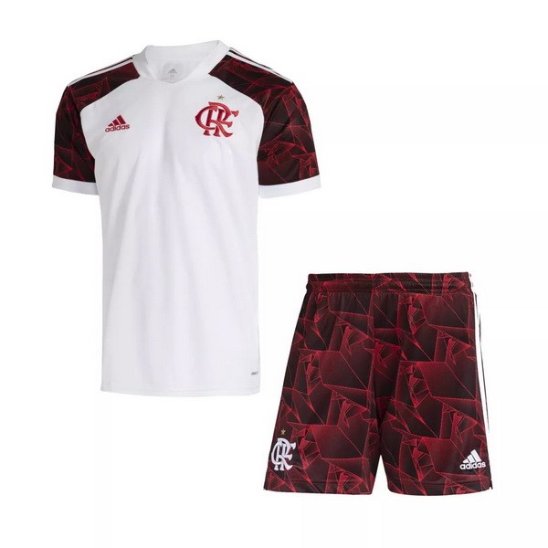 Camiseta Flamengo Segunda equipo Niño 2021-22 Blanco